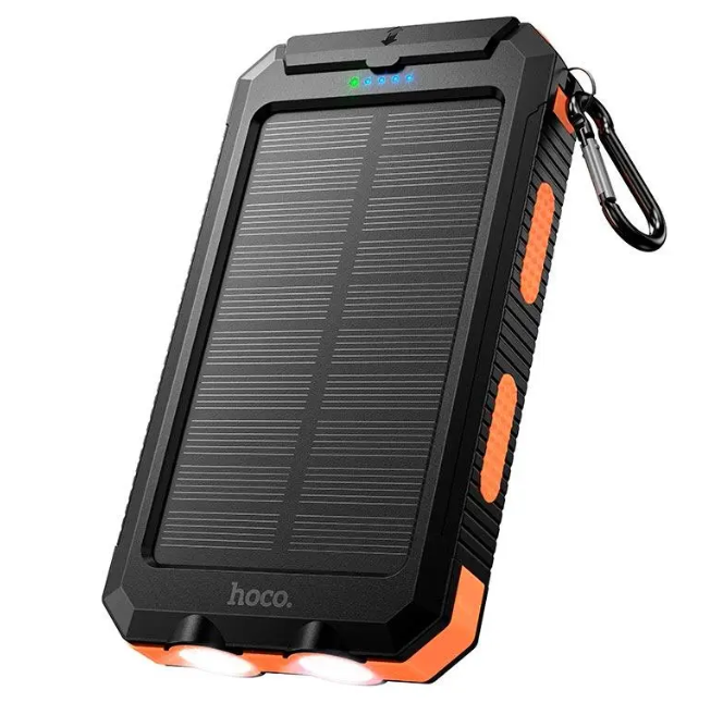 Power Bank solar con linterna 8000mah Hoco J164