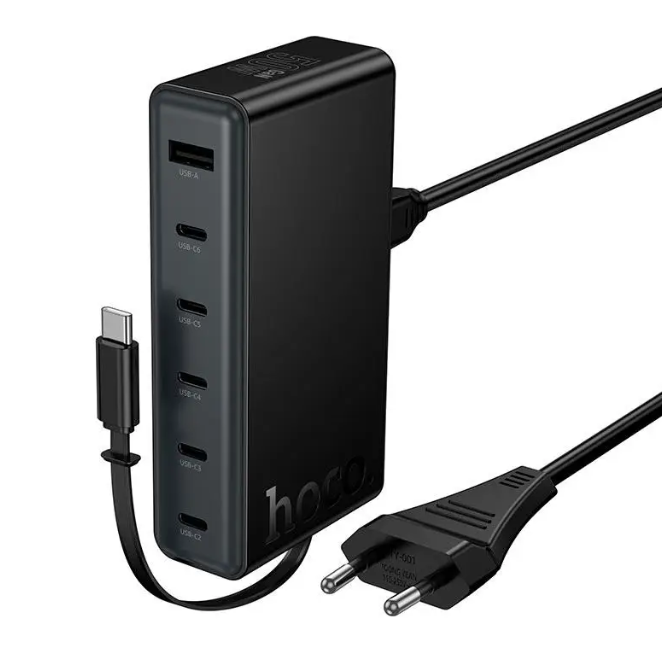 Cargador de escritorio con cable telescópico Hoco C151A