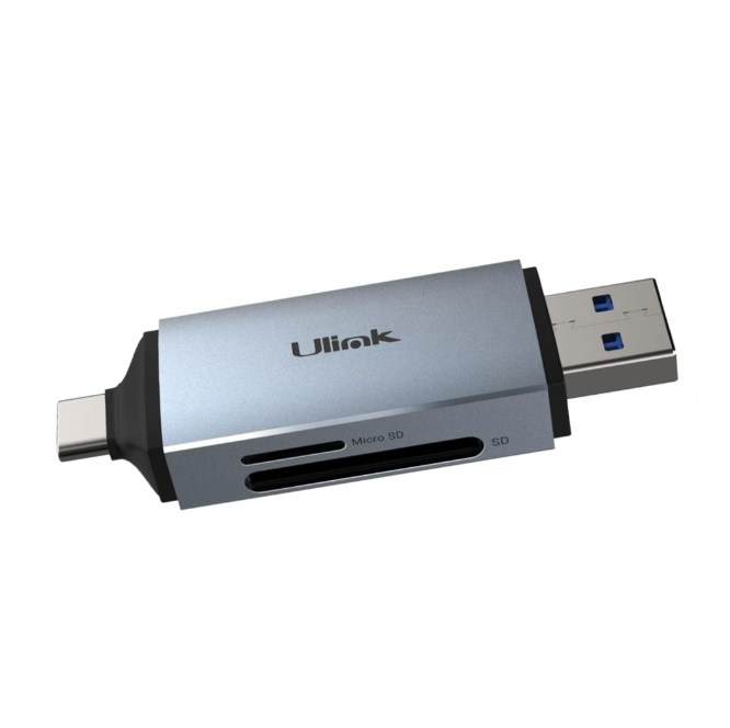 Lector De Memoria Dual USB to USB-C Ulink UL-RD210