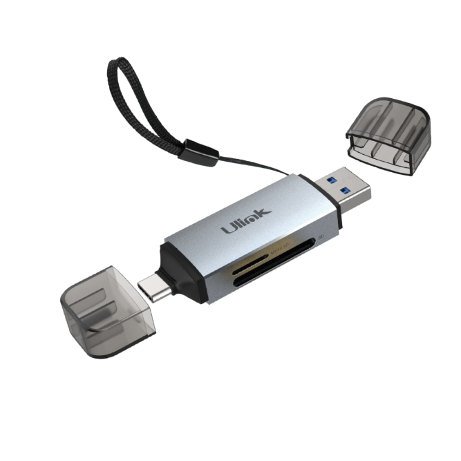 Lector De Memoria Dual USB to USB-C Ulink UL-RD210