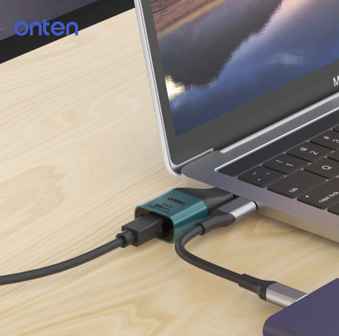Adaptador USB-C a Mini DisplayPort 8K@60Hz Onten OTN-UC103M
