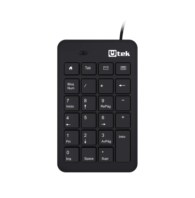 Teclado numérico USB multimedia 23 botones UT-KBN700U