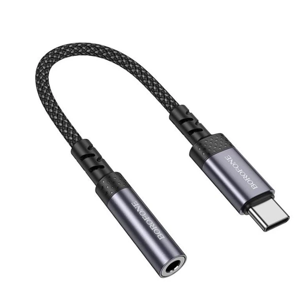 Adaptador de audio Tipo-C a auxiliar 3.5 Borofone BV24