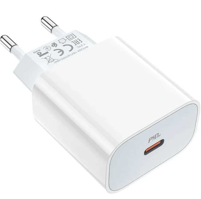 Cargador 20W USB-C a Lightning Borofone BA81A New