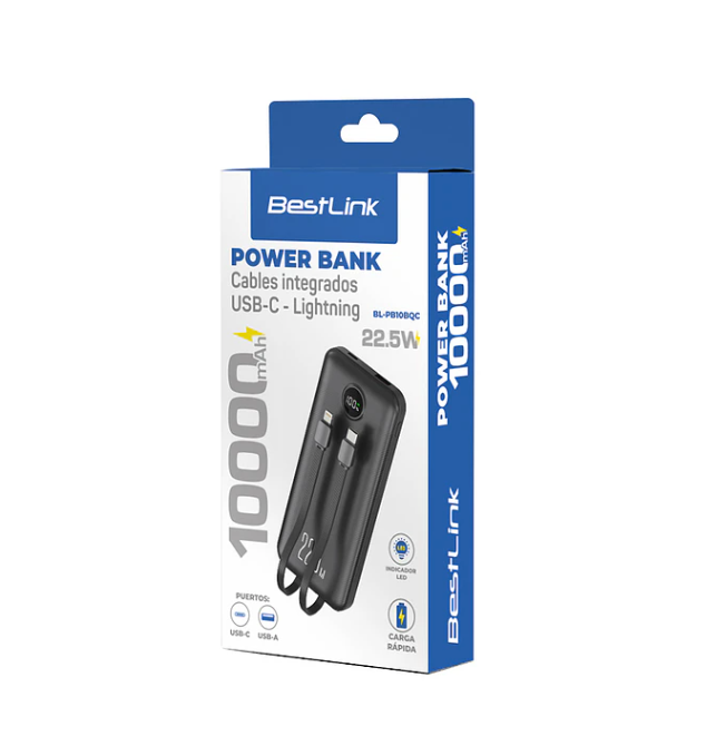 Power Bank 10000mAh 22.5W Bestlink BL-PB10BQC