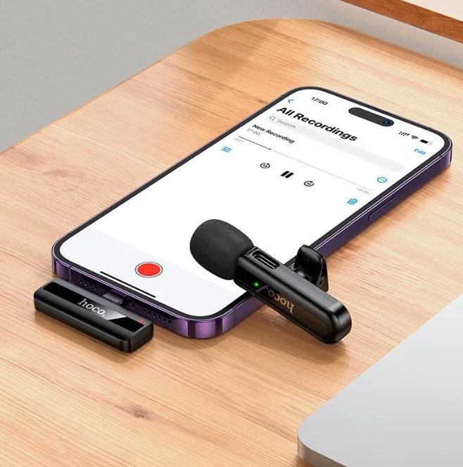 Micrófono inalámbrico Lavalier Lightning Hoco L20