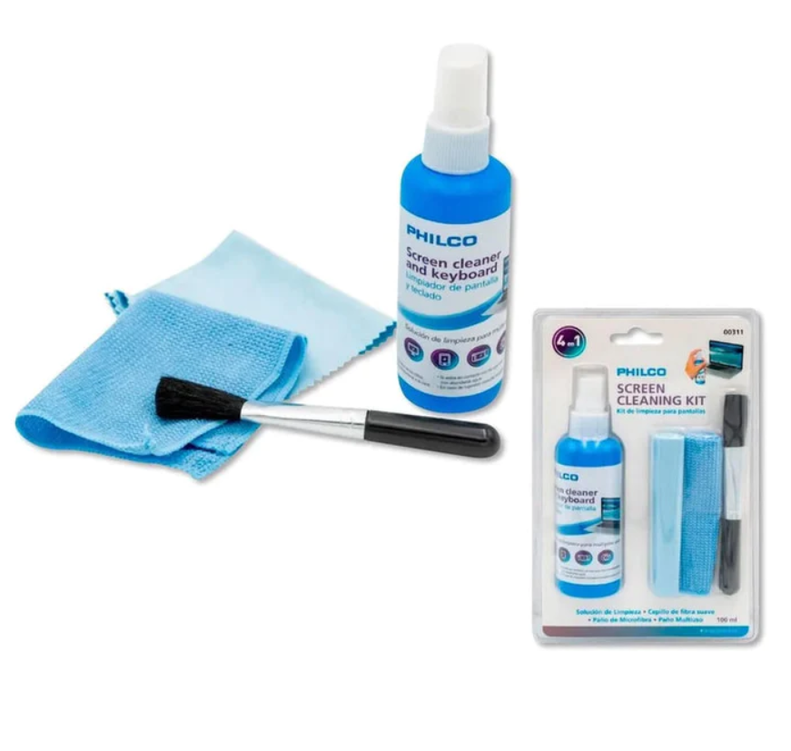 Kit  de limpieza para pantallas 4 en 1 Philco