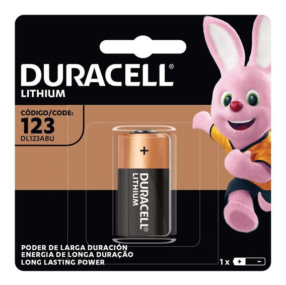 Pila  Ultra de Litio DL123 EL123 Duracell