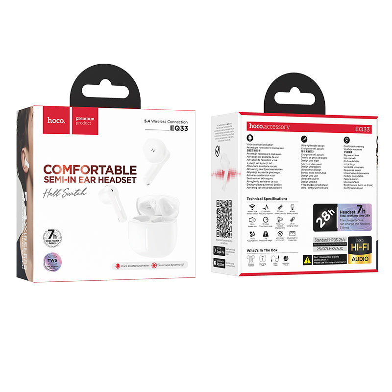 Audifono inalámbricos Bluetooth Hoco EQ33