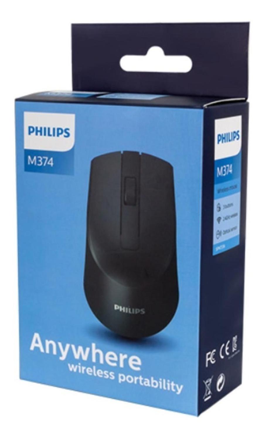 Mouse inalámbrico Philips m374