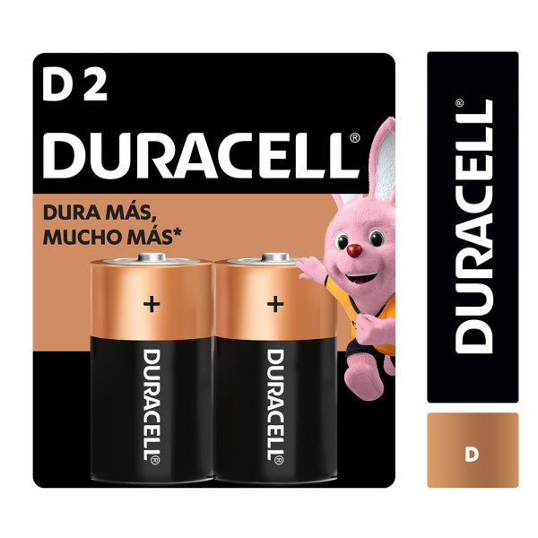 Pila Alcalina Duracell D2