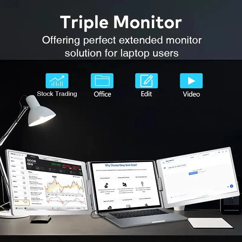 Extensor monitor doble pantalla 16¨Fhd Ips 1920x1200 px CW-S900