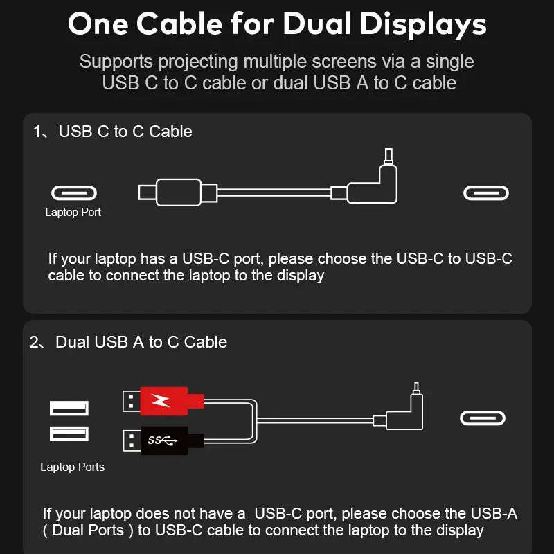 Extensor de monitor doble pantalla 15.6¨CW-S800