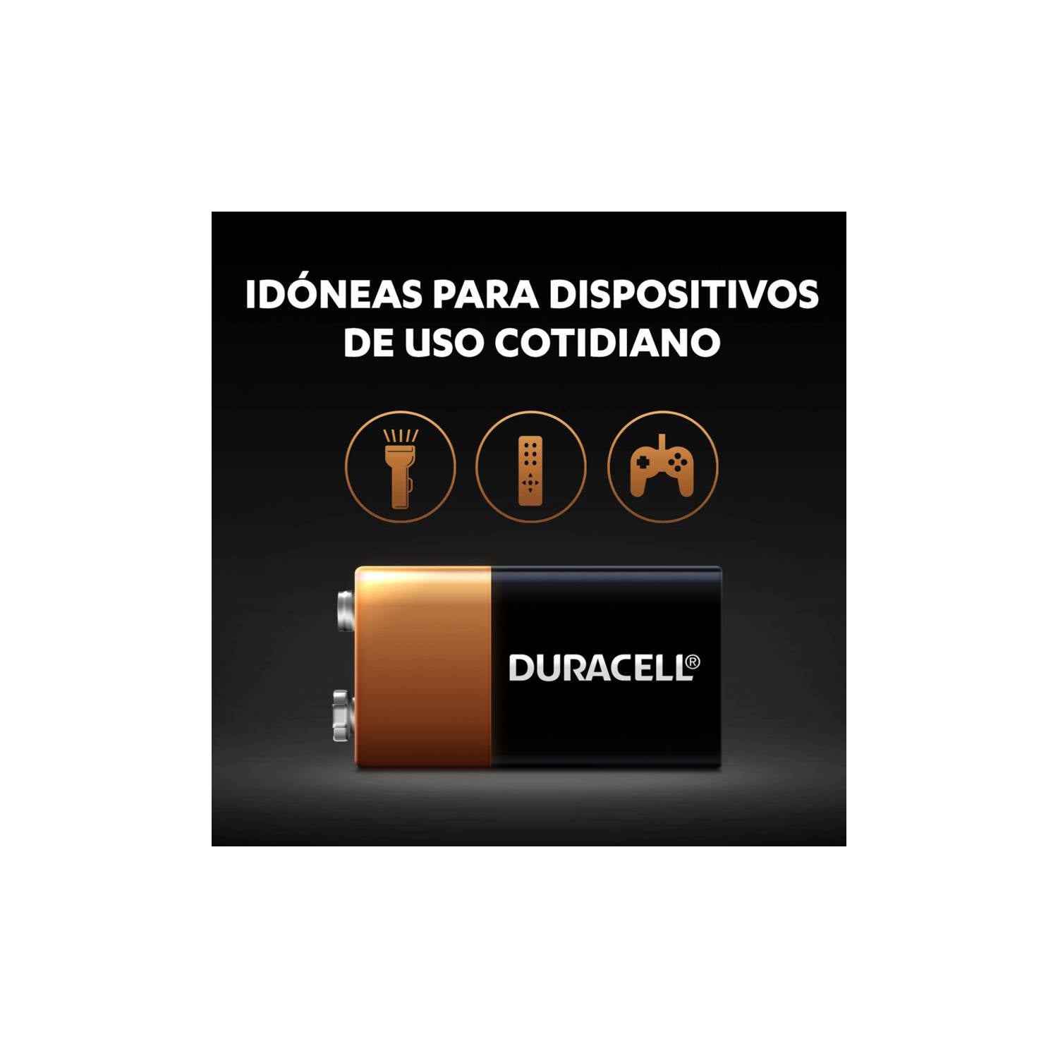 Pila alcalina 9V Duracell
