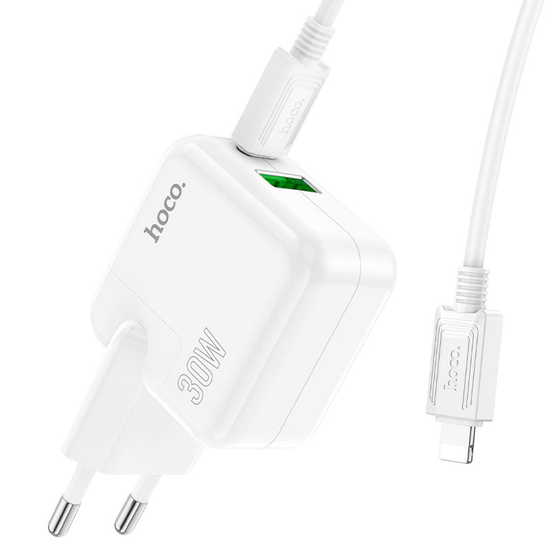 Cargador  PD30W USB-C QC3.0 Hoco C111A