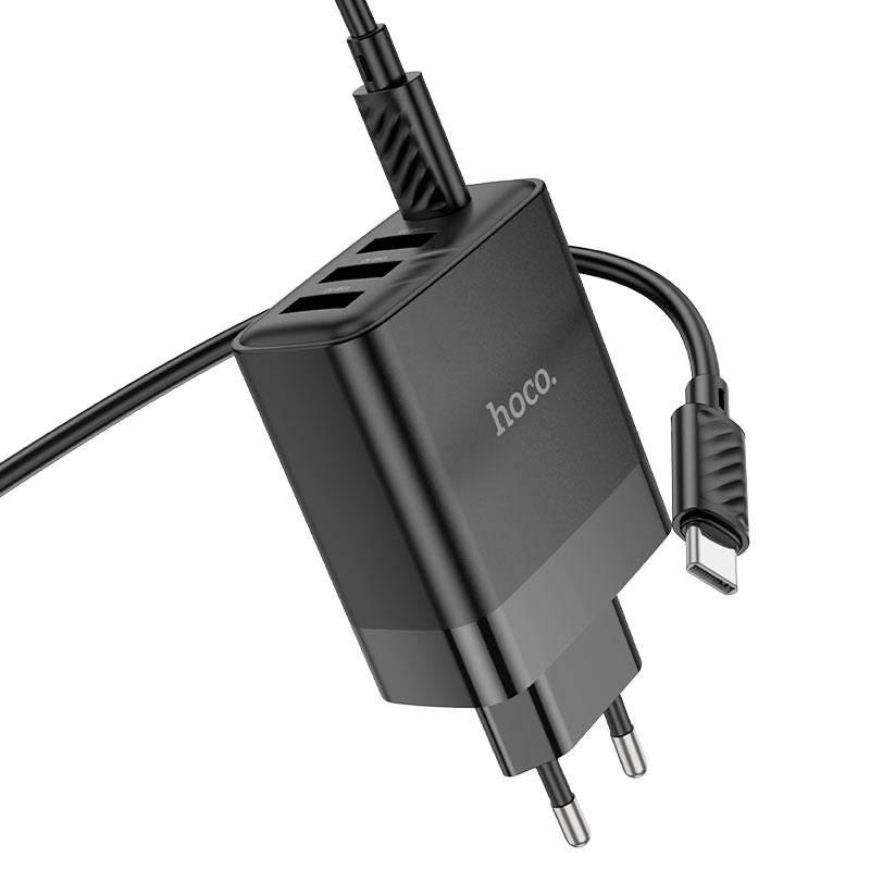 Cargador de pared USB-C de 45W QC3.0 Hoco C127A