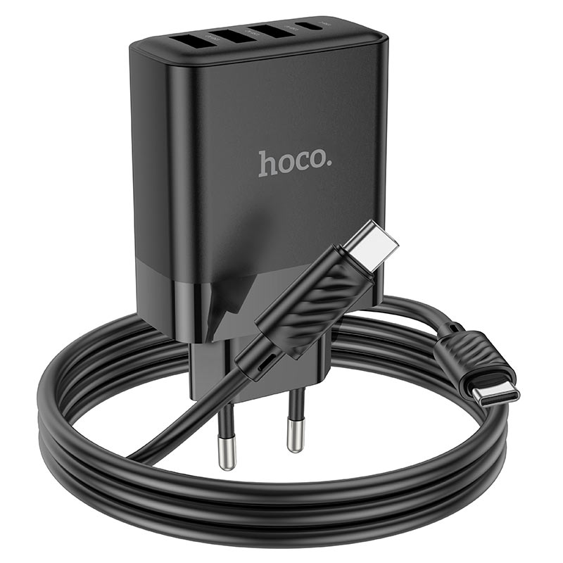 Cargador de pared USB-C de 45W QC3.0 Hoco C127A