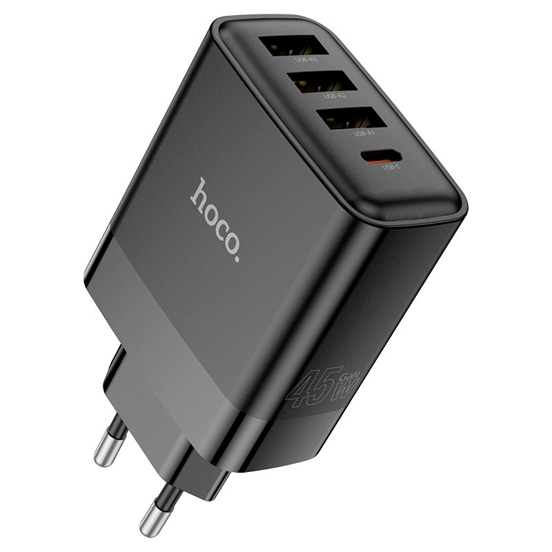 Cargador de pared USB-C de 45W QC3.0 Hoco C127A