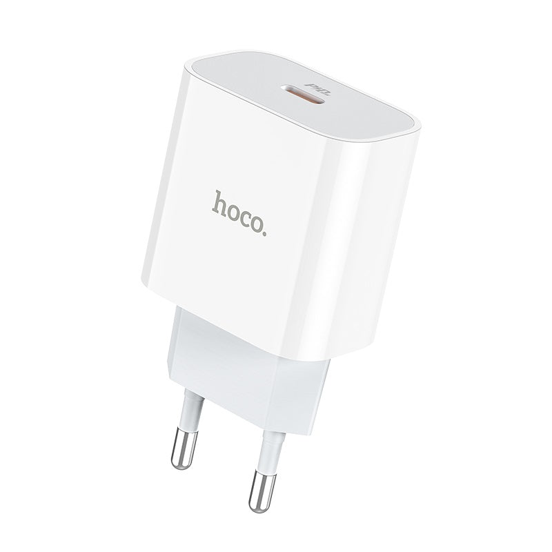 Cargador adaptador Hoco C76A Plus  USB-C  20W