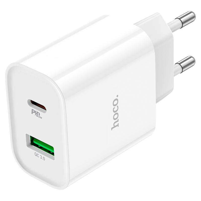 Cargador USB-C 20W Hoco C80A
