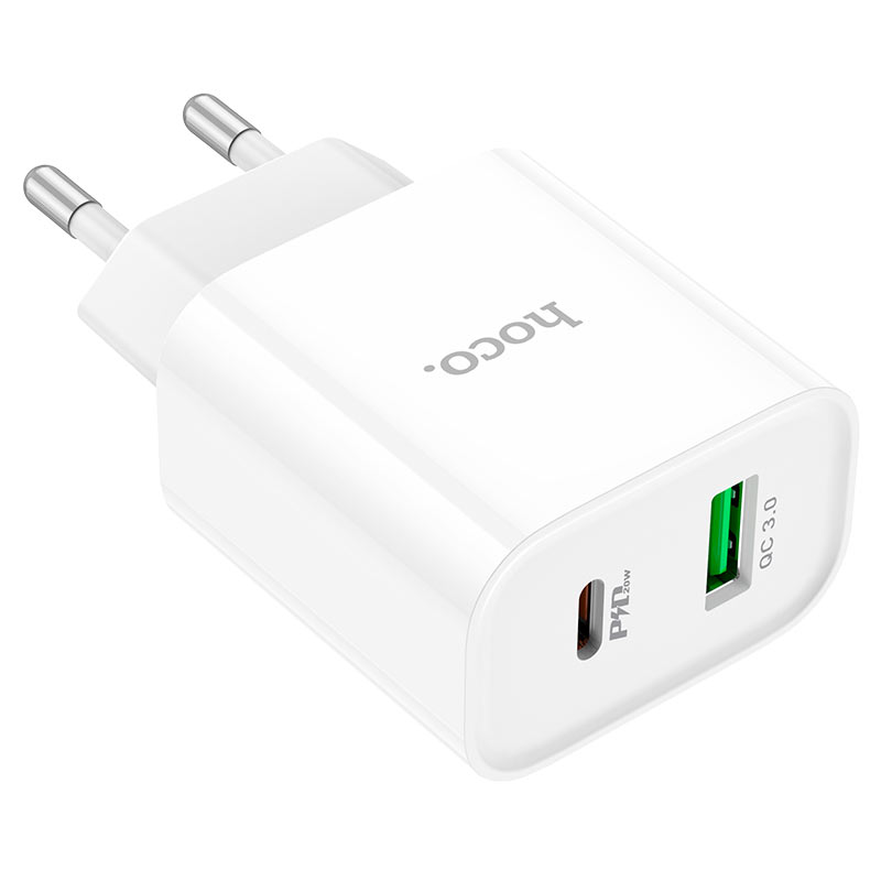 Cargador USB-C 20W Hoco C80A
