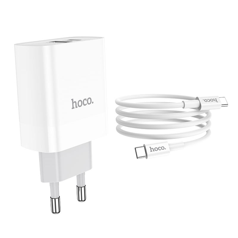 Cargador USB-C 20W Hoco C80A