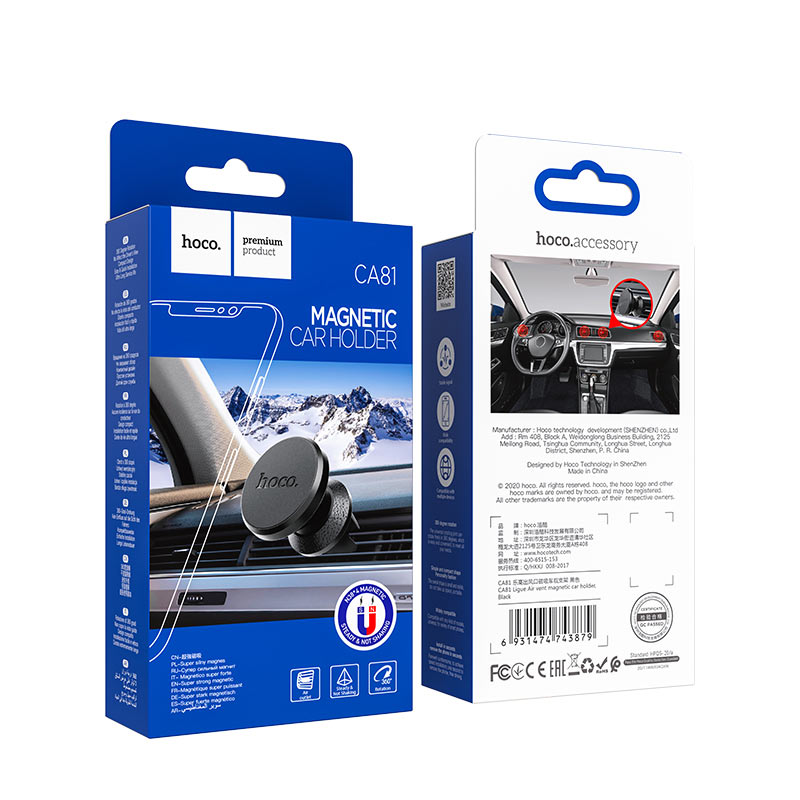 Soporte auto Hoco CA81 Holder magnético de rejilla