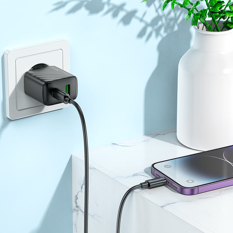 Cargador USB-C PD30W Sunlight Hoco CS23A New Up Grade