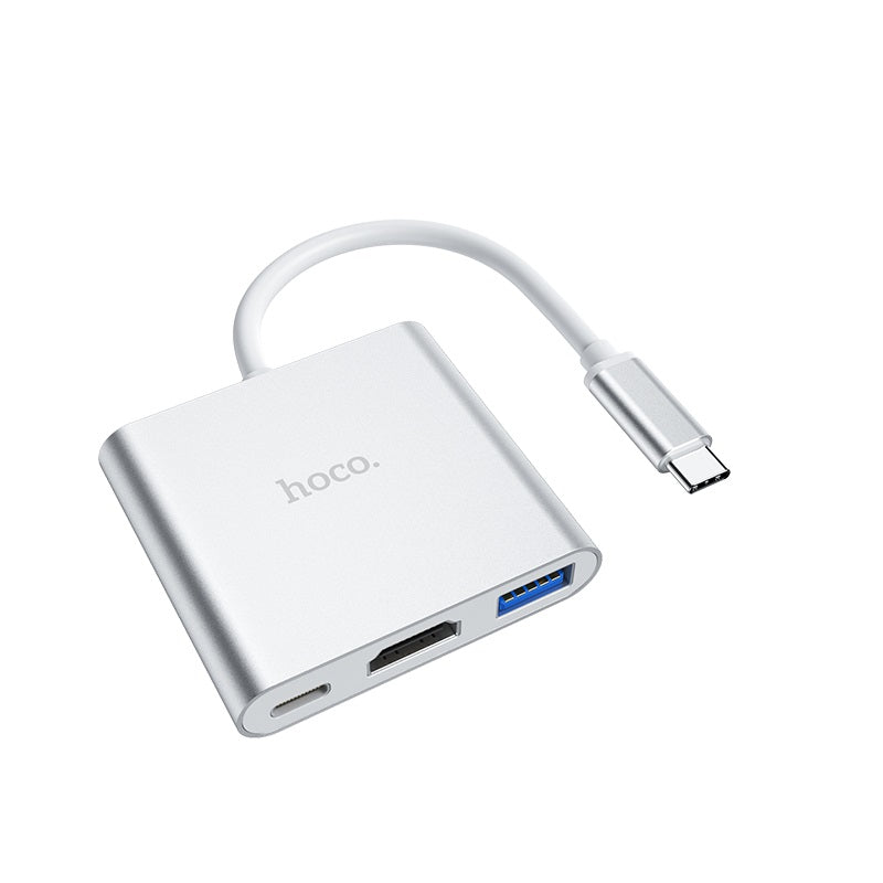 Adaptador Hoco HB14 USB-C  a HDMI+ Usb