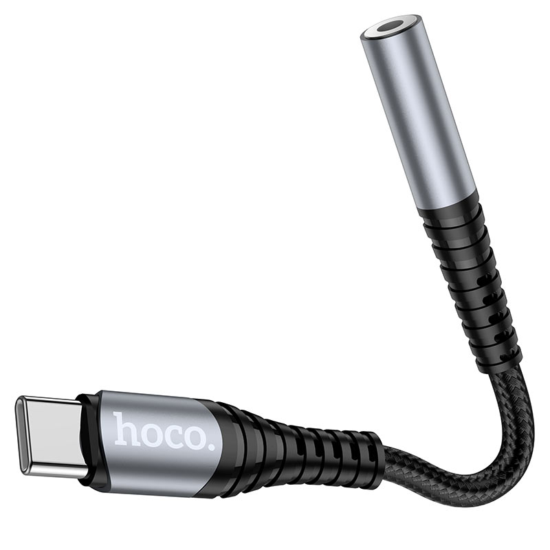 Adaptador de audio Tipo-C a auxiliar 3.5 Hoco LS33