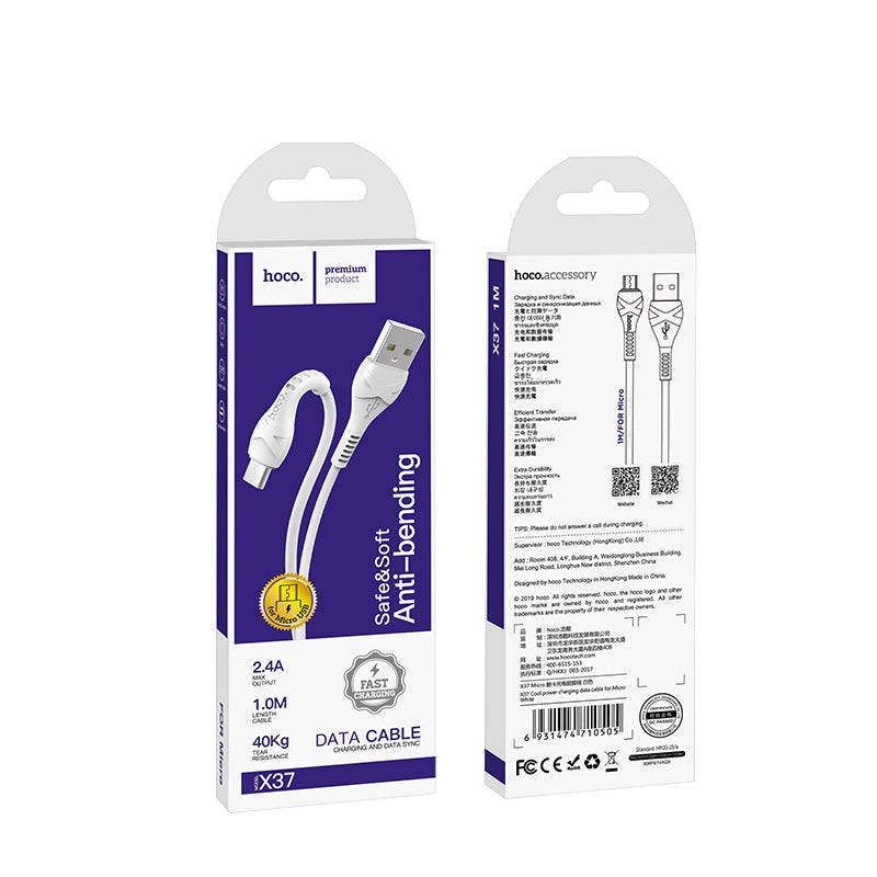 Cable USB a Micro USB 1mt Hoco X37