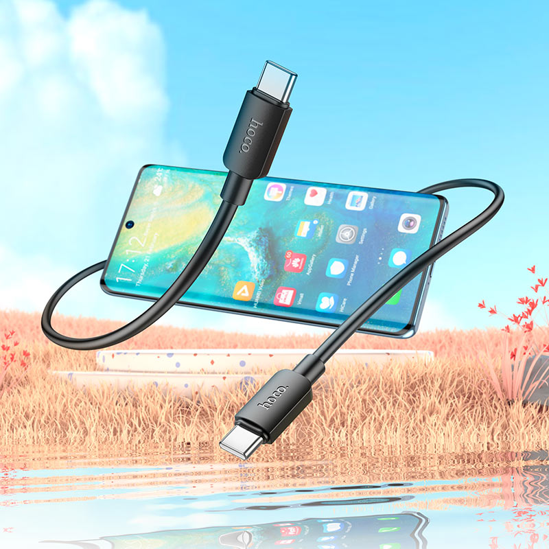 Cable  USB-C a USB-C 60W de 25cm Hoco X96