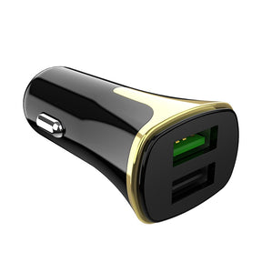 Cargador de auto Hoco Z31 QC3.0 dual  USB