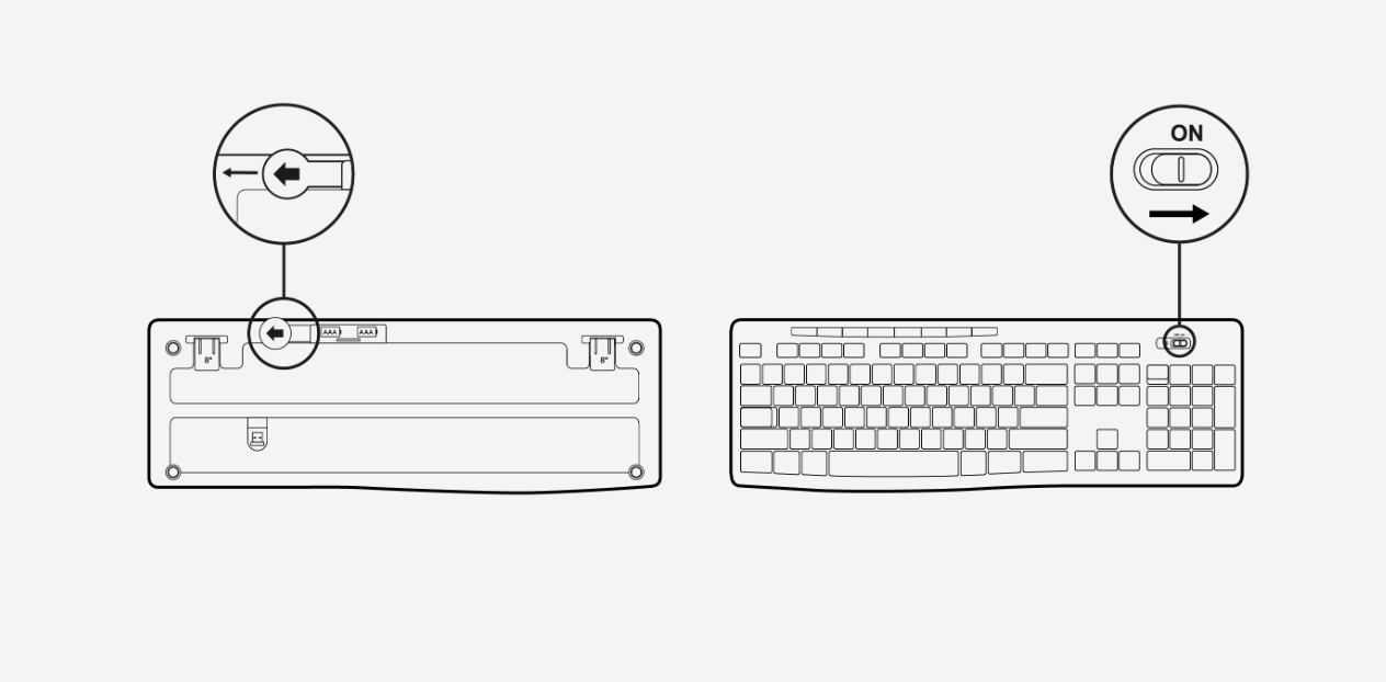 Pack de Teclado y Mouse inalámbrico  Logitech MK295 Silent