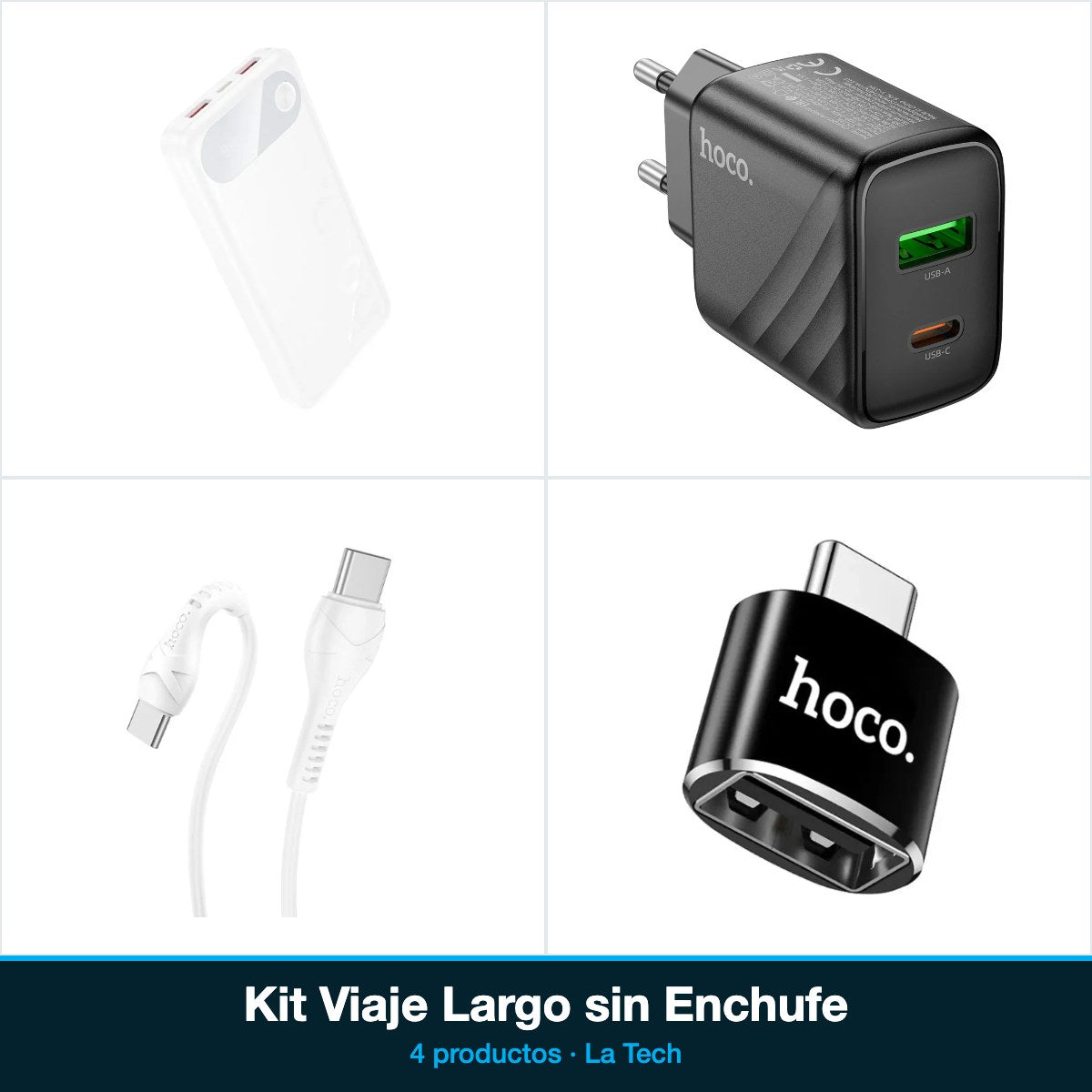 Kit Viaje Largo sin Enchufe — contenido del pack