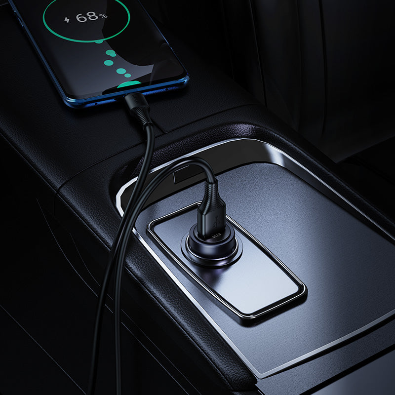 Cargador de auto USB 18W QC3.0 Hoco Z62