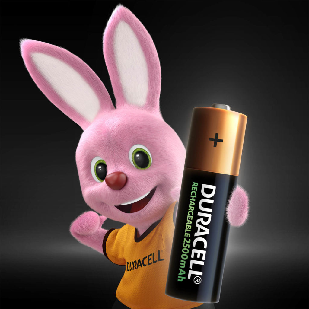 Pila Recargables NiMH Duracell  AA 2 1.2v 2500mAH