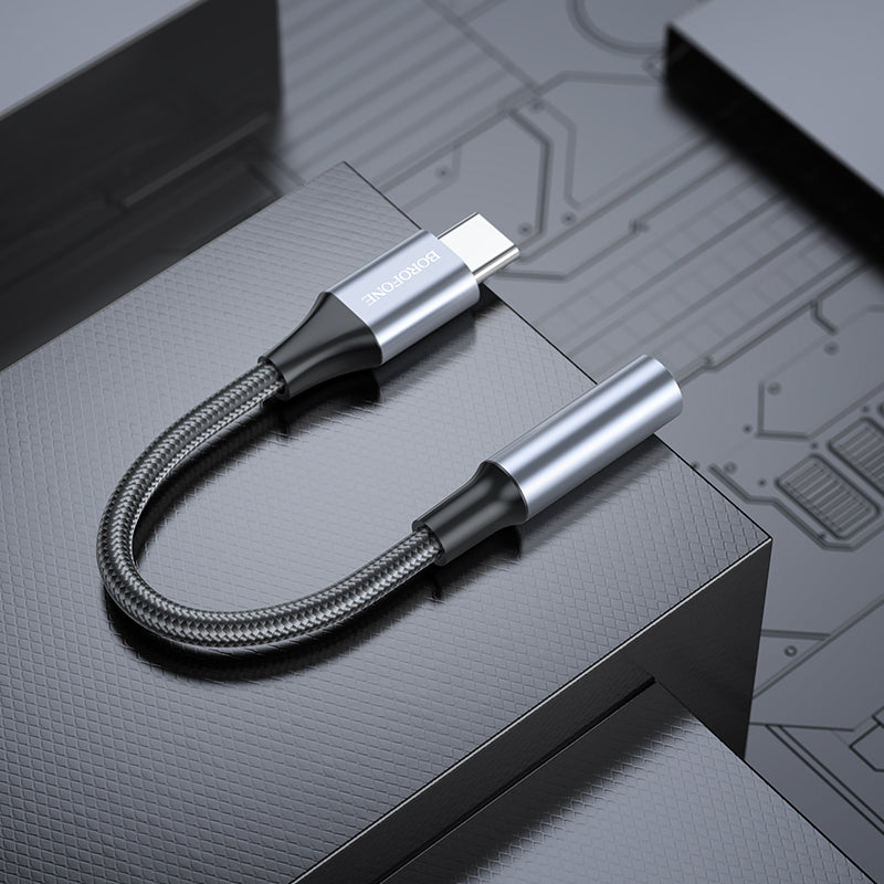Adaptador de audio Tipo-C a auxiliar 3.5 Hoco BV16