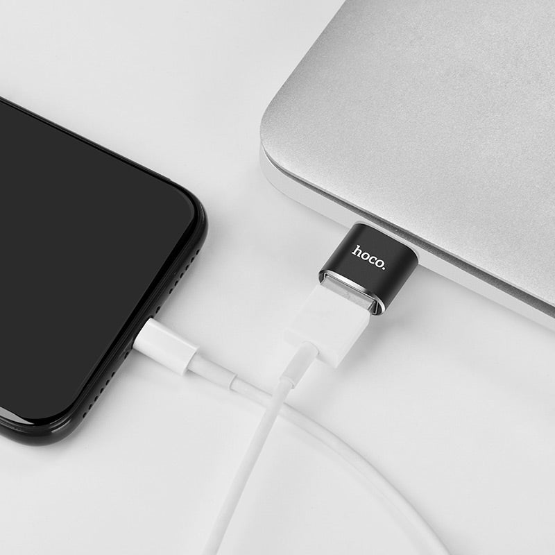 Adaptador convertidor Hoco UA5 USB-C a USB