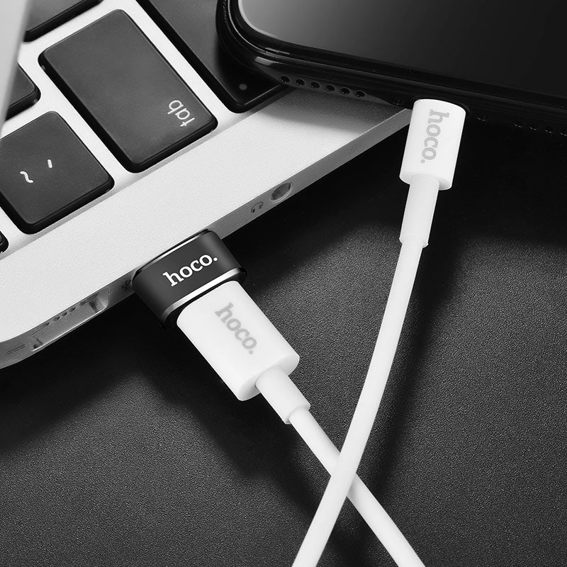 Adaptador convertidor USB A USB-C Hoco UA6