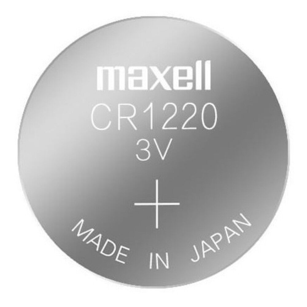 Blister 5 unidades pilas tipo boton CR1220 3V  Maxell