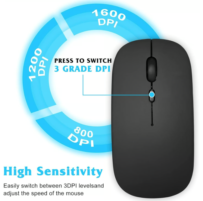 Kit de Teclado y mouse Bluetooth 10 pulgadas