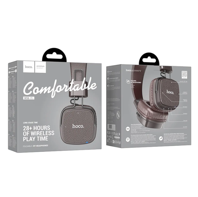 Audifono inalambrico Hoco W56 28hrs Play Time cafe