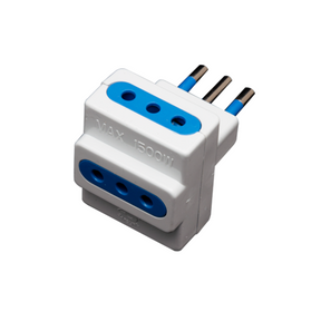 Enchufe Adaptador Triple Certificado Philco 1500W 10A 79310
