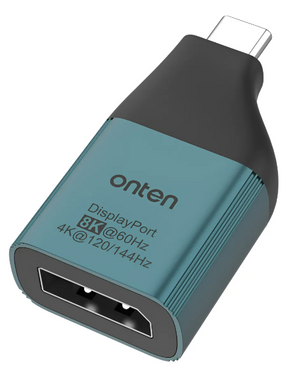 Adaptador USB-C a DisplayPort 8K@60Hz Onten OTN-UC103