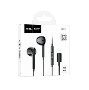 Audífono con cable Lightning Hoco M111