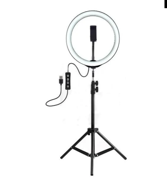 Aro de Luz LED 38 cm LJJ-38 con Trípode Profesional