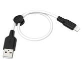 Cable  Plus lightning 2.4a silicona 25cm Hoco X21