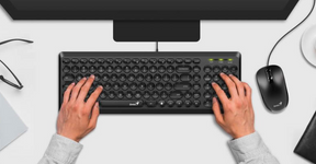 Teclado con cable  Genius Slim Star Q200