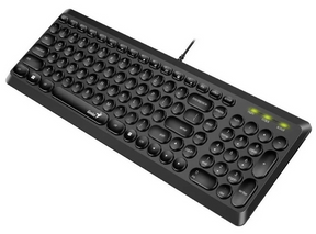 Teclado con cable  Genius Slim Star Q200